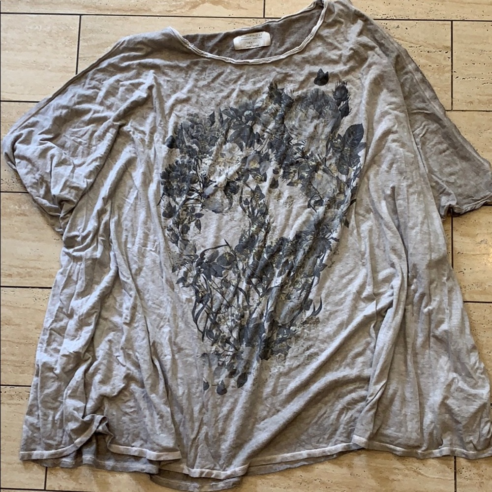 All Saints Skull Print Tunic